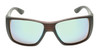Front View of OTIS Coastin Unisex Sunglasses Matte Woodland/Polarized Mirror Green Glass 61 mm