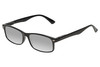 Perry Ellis PEBX54 Unisex Rectangular Designer Polarized Sunglasses in Gloss Black Marble 53mm CHOOSE LENS COLOR with Custom Cut Silver Mirror Lenses