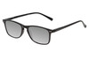 Perry Ellis PEBX57 Unisex Panthos Designer Polarized Sunglasses in Gloss Black Marble 50mm CHOOSE LENS COLOR with Custom Cut Silver Mirror Lenses
