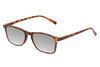 Perry Ellis PEBX57 Unisex Panthos Designer Polarized Sunglasses in Gloss Tortoise Havana Marble 50mm CHOOSE LENS COLOR with Custom Cut Silver Mirror Lenses