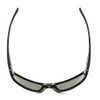 Coyote SONOMA Matte Black / Green, top view.