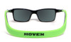 Hoven Eyewear MONIX in Black / Bright Green with Gloss Grey & Grey Polarized