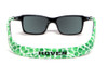 Hoven Eyewear MONIX in Black Green with Turtle Gloss Grey & Green Polarized