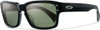 Smith Optics Sunglasses: Chemist in Black & Polarized Grey Green