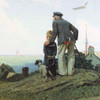 Norman Rockwell Famous Artwork Cleaning Cloth "Outward Bound"