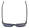 Parkman Handcrafted Polarized Sunglasses Francesa in Matte-Black with Amboyna Burl & Grey Lens ; Made in the USA
