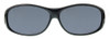 Jonathan Paul Fitovers Eyewear Medium Element in Matte-Black & Gray EM001