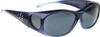 Jonathan Paul Fitovers Eyewear Medium Element in Sapphire & Gray EM005S