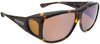 Jonathan Paul Fitovers Eyewear X-Large Pilot in Tortoise & Amber AV002A