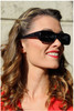 Jonathan Paul Fitovers Eyewear Large Mooya in Mother-Pearl & Purple Mirror MY001PM