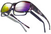 Jonathan Paul Fitovers Eyewear Large Mooya in Mother-Pearl & Purple Mirror MY001PM