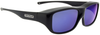 Jonathan Paul Fitovers Eyewear Large Quamby in Eternal Black & Blue Mirror QL001BM