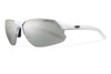 Smith Optics Parallel D Max Designer Sunglasses in White with Clear / Ignitor / Polarized Platinum Lens Set