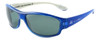 Vuarnet Designer Polarized Sunglasses VL1030-0004 Blue Frame with Grey Tint Lens