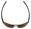 TAG Heuer Designer Polarized Sunglasses TH0252-203 in Dark Brown & Brown
