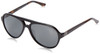Spine Optics Designer Sunglasses SP7002-001 in Black with Polarized Grey Tint 59mm
