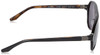 Spine Optics Designer Sunglasses SP7002-001 in Black with Polarized Grey Tint 59mm
