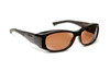 Haven Designer Fitover Sunglasses Solana in Tortoise & Polarized Amber Lens (MEDIUM/LARGE)