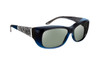 Haven Designer Fitover Sunglasses Morgan in Sapphire & Polarized Grey Lens (MEDIUM/LARGE)