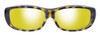 Jonathan Paul Fitovers Eyewear Medium Queeda in Cheetah & Gold Mirror QS003YM