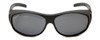 Montana Designer Fitover Sunglasses F01G in Matte Black & Polarized Grey Lens