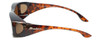 Montana Designer Fitover Sunglasses F02A in Gloss Tortoise & Polarized Brown Lens