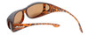 Montana Designer Fitover Sunglasses F02C in Matte Tortoise & Polarized Brown Lens