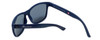 Montana Eyewear Designer Polarized Sunglasses MS312A in Matte-Blue & Grey Lens