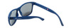 Montana Eyewear Designer Polarized Sunglasses MS312D in Matte-Blue & Grey Lens