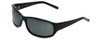Reptile Designer Polarized Sunglasses Crocodile in Black with Grey Lens
