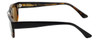 Reptile Designer Polarized Sunglasses Gilbert in Black-Tortoise with Gold Mirror Lens