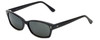 Reptile Designer Polarized Sunglasses Lacerta in Black with Grey Lens