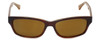 Reptile Designer Polarized Sunglasses Panther in Brown-Fade with Gold Mirror Lens