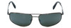 Reptile Designer Polarized Sunglasses Rattler in Gunmetal with Grey Lens