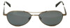 Reptile Designer Polarized Sunglasses Santiago in Antique-Silver with Flash Mirror Lens