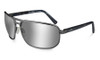 Wiley X Hayden in Matte Dark Gunmetal and Polarized Silver Flash Lenses