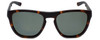 Nautica Designer Folding Sunglasses N6224S-215 in Matte Tortoise with Grey Lens