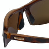 REVO Designer Polarized Sunglasses Crux in Tortoise and Amber Lens RE4067