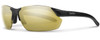 Smith Optics Parallel Max Designer Sunglasses in Matte Black with Polarized Gold Mirror /Ignitor Lens Set