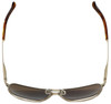 Argyleculture T-Bone Designer Polarized Sunglasses in Gold with Brown Lens