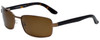 Chesterfield Collie Designer Polarized Sunglasses in Bronze with Brown Lens