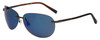 Timberland TB9117-09D Designer Polarized Sunglasses in Matte Gunmetal with Blue Flash Lens