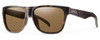 Smith Optics Lowdown Designer Sunglasses in Matte Tortoise with Polarized Brown Lens