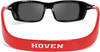 Hoven Eyewear Meal Ticket in Black Gloss  and Red