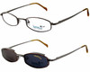 Magnetic Clip-On 761 Polarized Reading Sunglasses :: Rx Single Vision