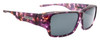 Jonathan Paul Fitovers Oogee Large Polarized Over Sunglasses Grape Purple & Grey