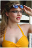 Jonathan Paul Fitovers Vintage Kitty Polarized Over Sunglasses Black Marble&Grey