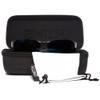 Top View of Smith Optics ENVOY MAX Unisex .5-Rimless Sunglasses Gloss Black/Blue Mirror 71mm