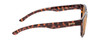 Side View of Smith Lowdown Slim 2 Sunglasses Tortoise Havana Brown Gold/Polarized Brown 53 mm