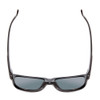 Top View of Smith Lowdown Slim 2 Unisex Classic Sunglasses Gloss Black & Polarized Grey 53mm